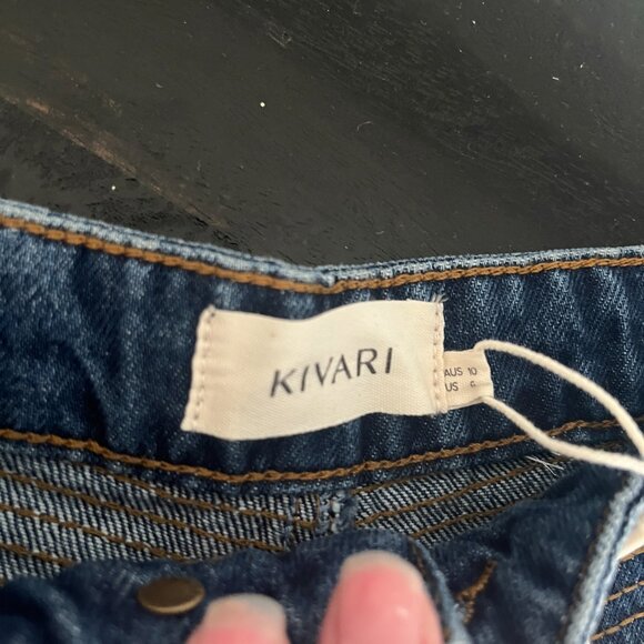 Kivari Celene Denim Short - Indigo NWT - Picture 8 of 10